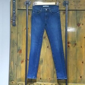 DENIM J BRAND VIVID SKINNY LEG STRETCH JEANS